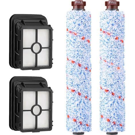 4-teiliges Ersatzbürstenwalzen-Set für Bissell Crosswave Filter der Serien 17132 und 2225N – Reinigungszubehör (1/5)