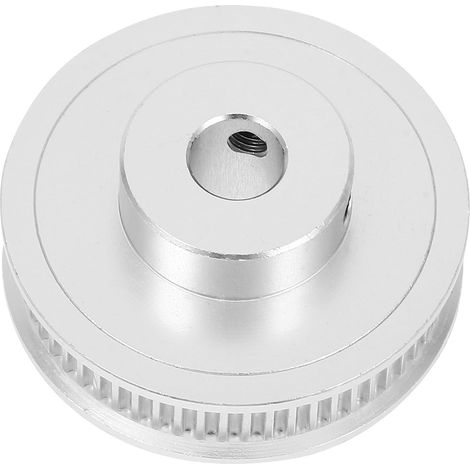 Poulie de Distribution Alliage Aluminium Dents Alésage pour Courroie Large Roue de Synchronisation Robuste pour Imprimante Améliore la Stabilité Transmission (1/5)