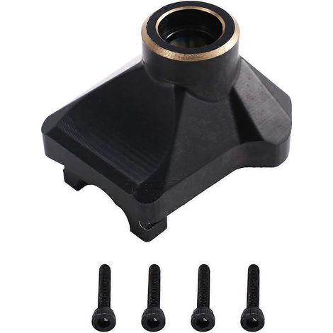 Vorder- und Hinterachsdifferentialdeckel aus Messing für 1/10 TRX4 G500 TRX6 Schwarz--