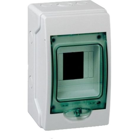 Centralino parete schneider electric kaedra ip65 1 fila di 4 moduli - 10312 (1/7)