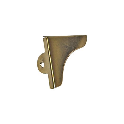 Angolari ala dritta per specchi - ferro nichelato - 4 pz.