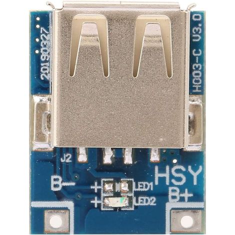 10-teiliges USB-Ladegerät-Board, hocheffiziente Schaltung zum Laden von Akkus, 5 V Spannung und 1 A Ausgangsstrom für Elektronikprojekte (1/5)