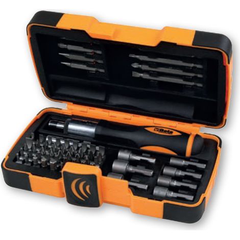 Serie di 60 inserti e 2 accessori BETA BW 861MIX/C62 - astuccio tascabile - 1/4" (1/5)
