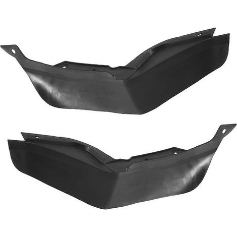 2 piezas de guardabarros delanteros con protección contra salpicaduras y labio de presión para parachoques delantero. (1/5)