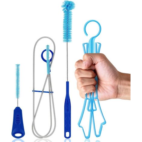 4 in 1 Reinigungsset Trinkblase, Bürsten für Schlauch Tank, hygienisch für Reinigung und Pflege (1/5)