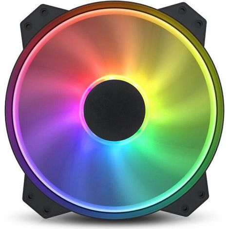 Ventilateur de bureau Symphony MF200R ARGB 5V 3 broches 20 cm avec éclairage LED RGB (1/5)