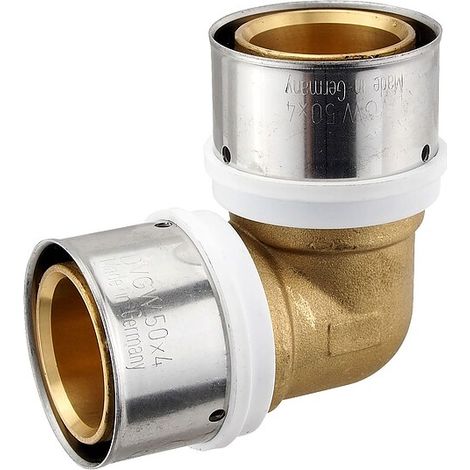 Pressfitting-Winkel 90° - 50 x 4,0 mm für MV-Rohr