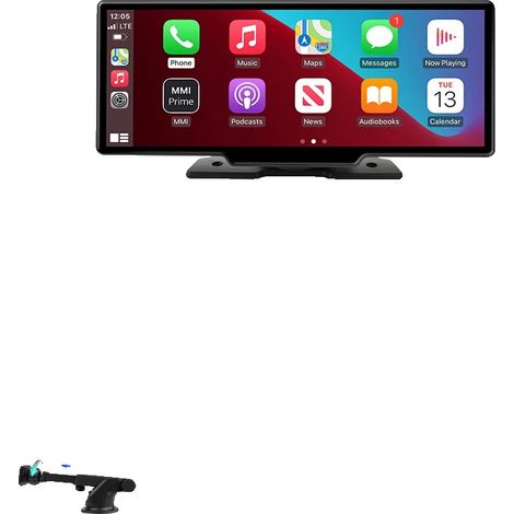 Telecamera da cruscotto, risoluzione 4K, CarPlay e Android Auto wireless, nessuna telecamera frontale (1/2)