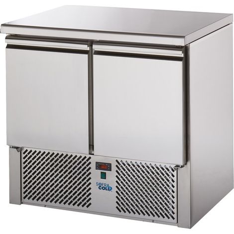 Mini-Table Réfrigérée Positive 2 Portes - 210 L - Sofraca