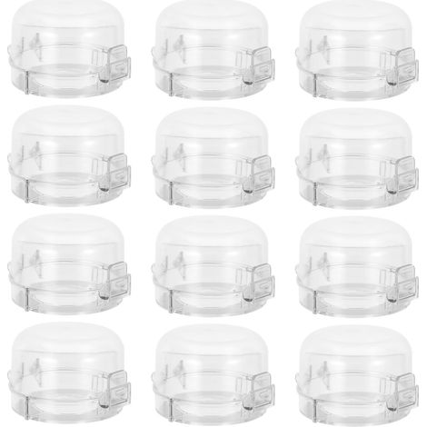 XEPHO 12 Pièces Protège-boutons de Cuisinière à Gaz en Plastique (1/5)