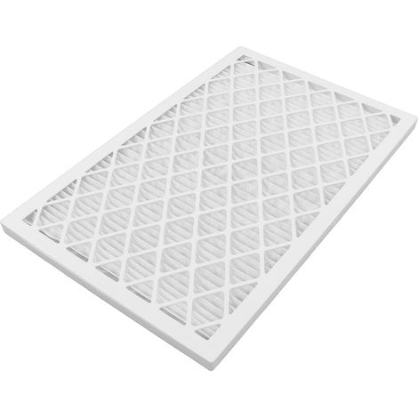 Filtre à air lavable 40,6x63,5x2,5 cm pour climatisation et chauffage, 1 cadre réutilisable et 6 médias filtrants, CVC à plis profonds