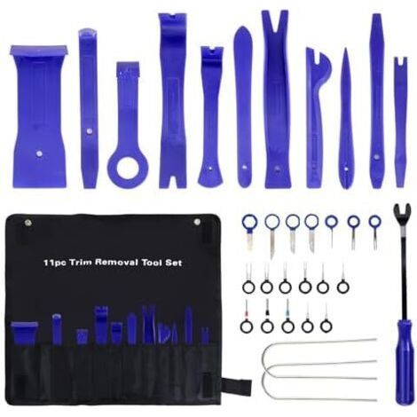FENOPLASTICA32 PCS Outils Démontage de Voiture, DéMontage Garnitures Universels, Kit d'outils démontage pour réparation Automobile Radios et Panneaux Panneau Porte - (1/5)