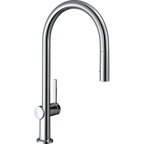 Hansgrohe Talis 72800000 M54 Mitigeur de cuisine 210 avec 2 jets et douchette extractible Chromé (1/5)