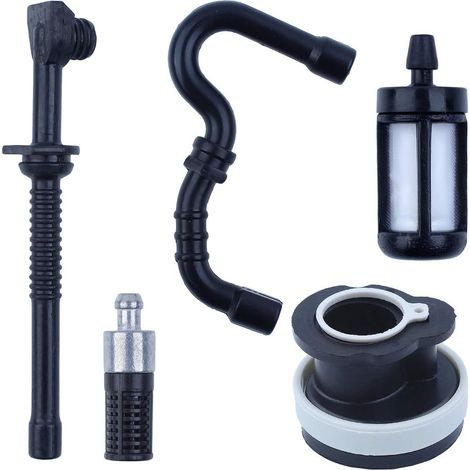 Collecteur d'admission de filtre de ligne d'huile carburant pour tronçonneuses STIHL 017 018 MS170 MS180 (1/5)