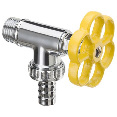 Rubinetto Laterale per Fontana da Giardino Stile Idrante Belfer RUB/014 Giallo (1/2)