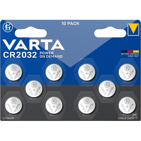10 Unité (Lot de 1)/CR2032