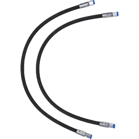 2 flexibles de vanne de dérivation pour excavatrice, interface 1/4 po, 60 MPa (8702 PSI), remplacement de flexible de vanne d'accélérateur pour excavatrice (1/5)