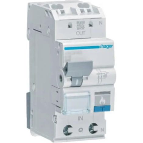 Hager ARC966D Interruttore di protezione incendio grigio 16 A