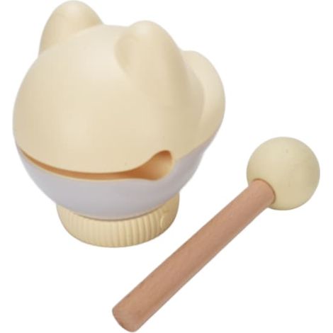 Veilleuse chaton, lampe chat mignonne sans fil, rechargeable et à intensité variable, 3 niveaux de luminosité, commande tactile, décoration pour chambre ou salon, jaune (1/5)