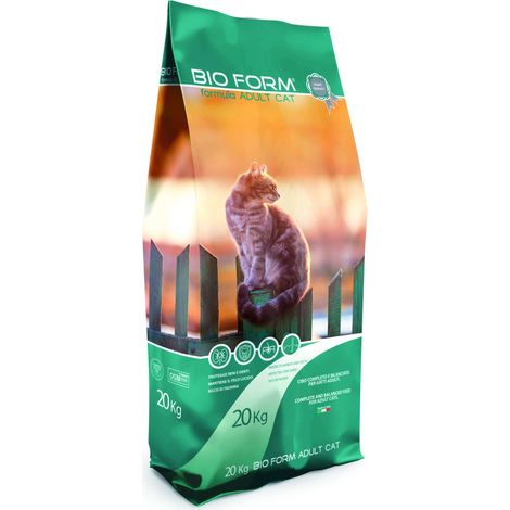Bio Form CROCCHETTE PER GATTI CAT ADULT MIX Proteine/Grassi 30-12% - sacco kg. 20