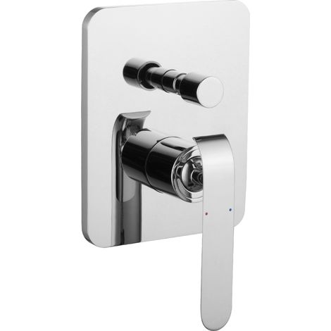 PaulGurkes Mitigeur encastré Chrom avec commutateur 2 voies (1/2)