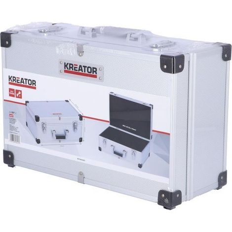 Maletín de Aluminio para 60 CD Plata KRT640260S POWERPLUS (1/5)