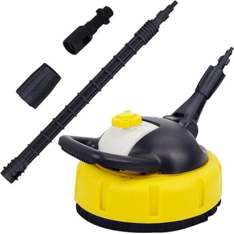 Brosse rotative pour nettoyeur haute pression Karcher K, nettoyeur de surface pour nettoyeur haute pression Kärcher K-Series K2, K3, K4, K5, K6, K7, nettoyant de terrasse, nettoyeur de surface rotatif (1/5)