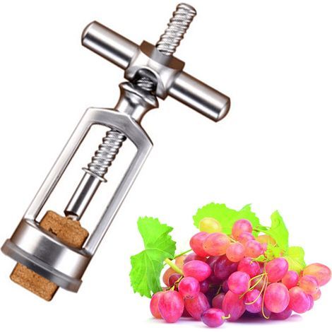 Ouvre-bouteille à vis créatif, ouvre-bouteille en croix, ouvre-bouteille à vin, pratique et facile à utiliser