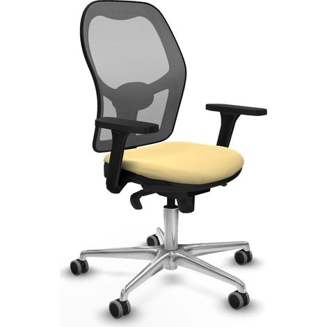 Bürostuhl piqueras y crespo Jorquera grau Mesh und Kunstleder