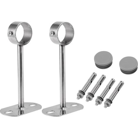 Support de fixation au plafond, support pour tringle de penderie, diamètre 32 mm, support de levier pour tringle de penderie. (1/5)