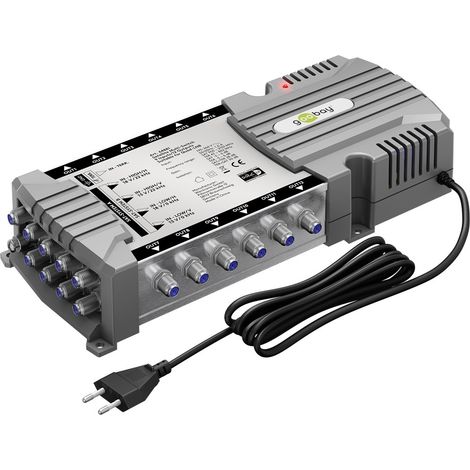 Multiswitch Sat 9 ingressi/12 uscite, distributore per max. 12 utenti da due satelliti.