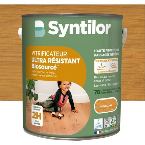 Vitrificateur Parquet Biosourcé Syntilor 5L Chêne Satiné (1/4)