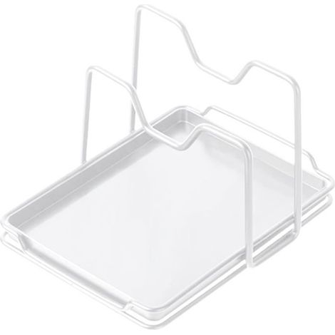 Generisch Organiseur de couvercle de casserole, porte-assiettes, support de cuisine antirouille, support réglable pour ustensiles de (1/5)
