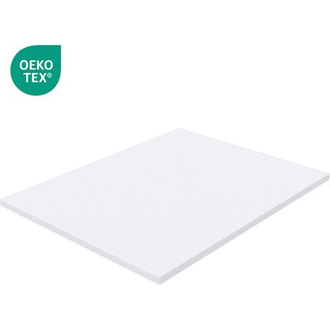 Materasso H3 in schiuma 180 x 200 cm, 5 cm, bianco, certificato Oeko-Tex Standard 100 (1/5)