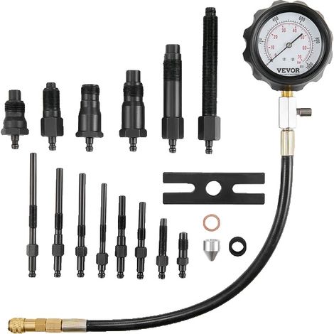 Testeur de Compression de moteur Diesel, Kit de Test de pression de cylindre, testeur d'injecteur Diesel, 18 pièces (1/2)