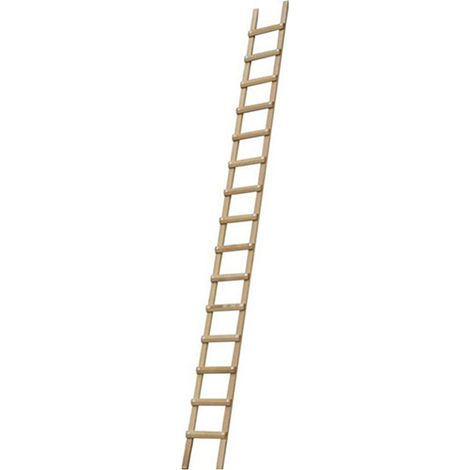 Echelle de toit en bois - Ecartement des barreaux 25cm - Longueur 3.50m - B3135025