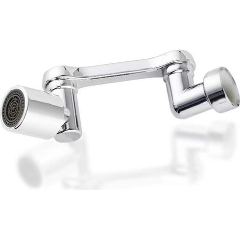 et universel anti-éclaboussures pour lavabo bras robotique de levage rotatif à 1080 degrés et d'extension de lavage de salle de bain (1/4)