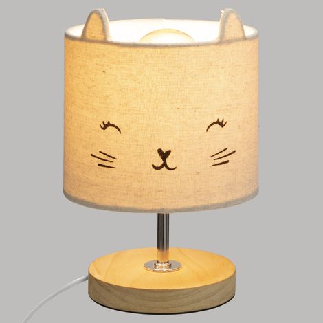 Nachttischlampe für Kinder mit süßem Motiv (1/2)