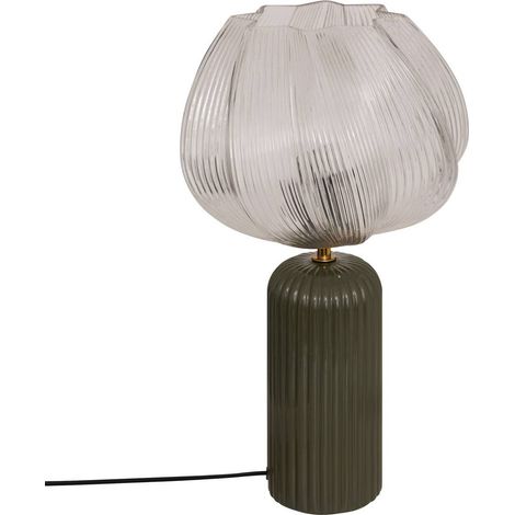 Lampada da tavolo phylas verde kaki h45,5 cm - Atmosphera créateur d'intérieur