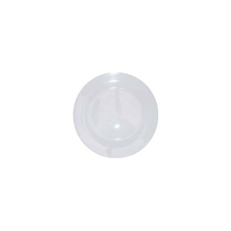 PIATTO FRUTTA BIANCO IN PORCELLANA- - cm.19 - 12 pezzi XTRA