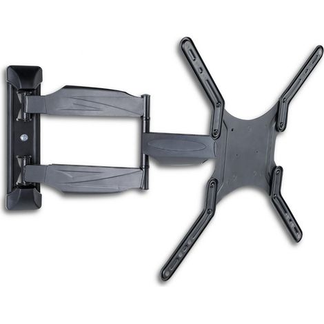 TECHLY Supporto a Muro Ultra Slim per TV LED LCD 23-55'' Full Motion Nero (1/5)