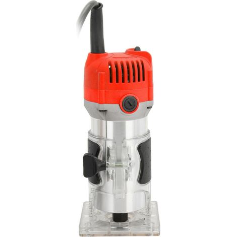 One-Hand Router 3000W Electric Planer Aluminum Alloy Material Multifunctional Router Suitable for Craft Engraving, Arc Trimming(Red) (1/5)