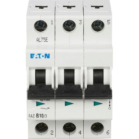 Interruptor automático 3P B 25A 15kA CA FAZ B25/3 278849 (1/4)