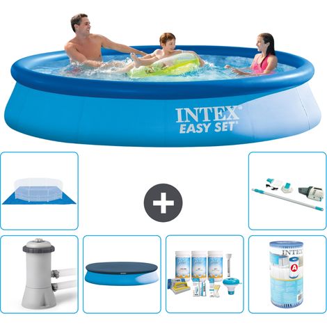 Intex Piscina Easy Set Rotonda - 366x76 cm - 8-pezzi  S41031 (1/5)
