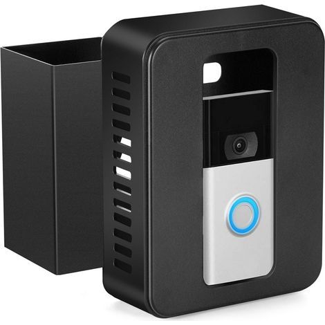 Support de sonnette vidéo étanche compatible avec sonnette vidéo filaire/Pro-Pro2/4/3 Plus/3/2/1/batterie) support antivol support de montage de sonnette accessoires (1/5)