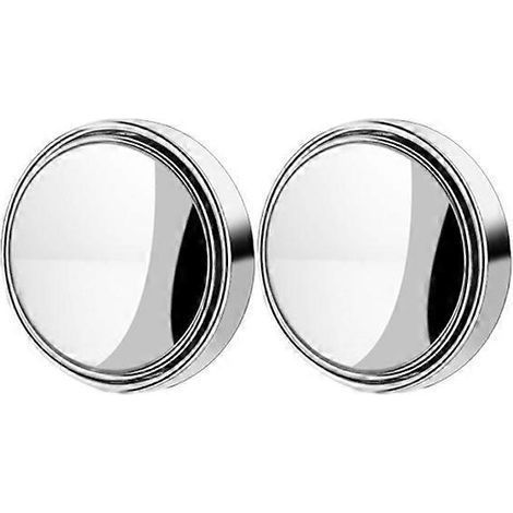 rétroviseurs de voiture ronds avec angle mort, rotation à 360°, grand angle, petit format, cadre rond, rétroviseur auxiliaire
