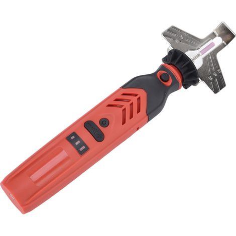 Kit d'affûtage de tronçonneuse sans fil DC3,6V, kit d'affûtage portatif, outil d'affûtage rouge pour tronçonneuse (1/5)