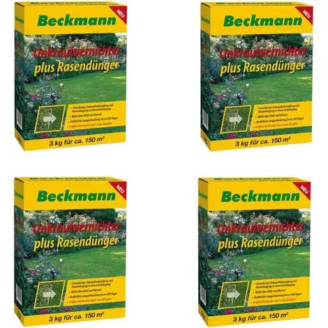 Rasendünger mit Unkrautvernichter 12kg, Langzeitwirkung für 600m², Granulat (1/5)