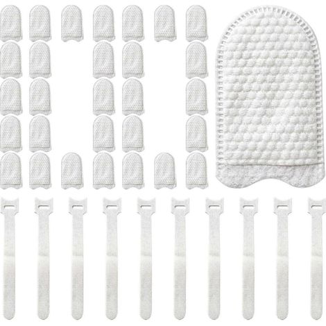 Pochette filtrante pour robinet filet de coton à fibres fines couche barrière anti-sédiments réutilisable compacte et portable (1/5)