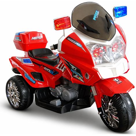 CH815 Motocicletta a batteria per bambini con luci LED rosse e suoni